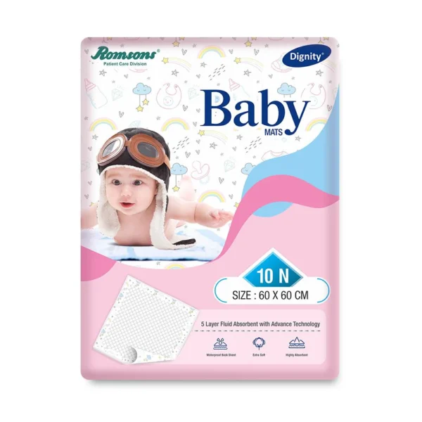 Dignity Disposable Baby Changing Mats 10 Pieces/Pack