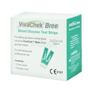 VivaChek Bree Blood Glucose Test Strips 25's Pack