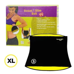 Sweat Slim Belt Black Color XL