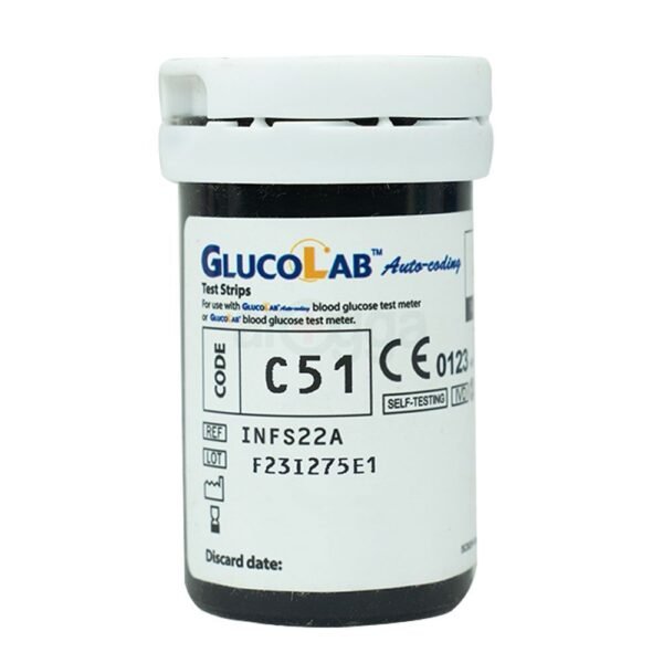 GlucoLab Blood Glucose Strip 25's Pack