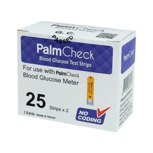 PalmCheck Blood Glucose Strip 25's Pack