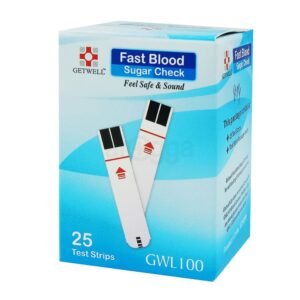 Getwell Blood Glucose Test Strip 25's Pack